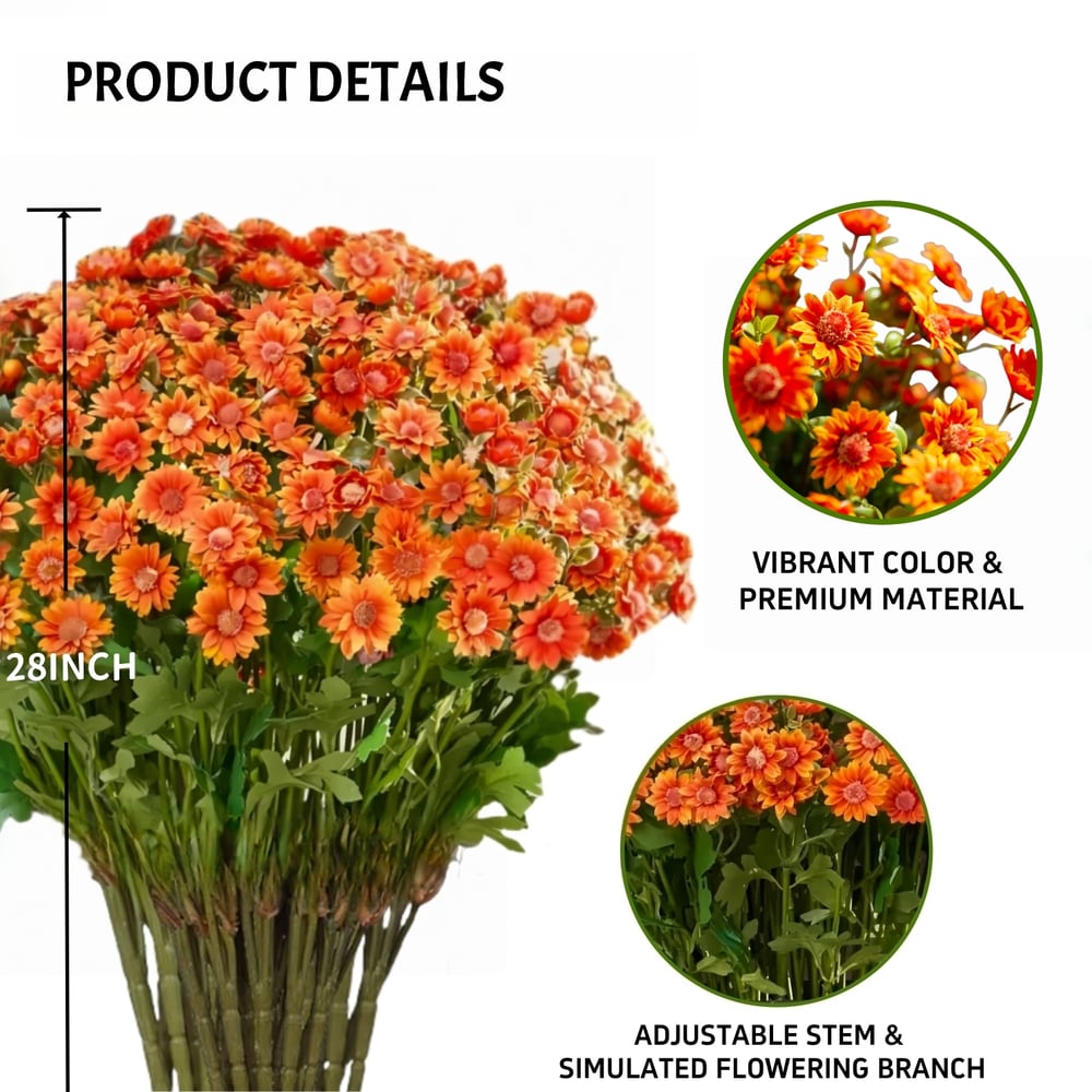EmberBloom™ Mums | Effortless, Vivid Fall Beauty That Turns Every Porch Into a Showstopper